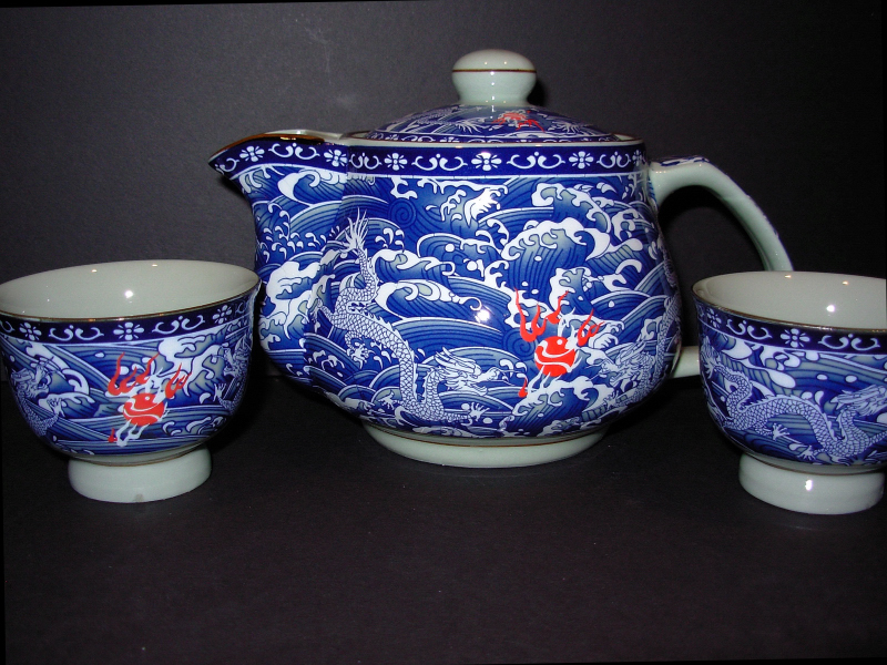 Blue Dragon Tea Set